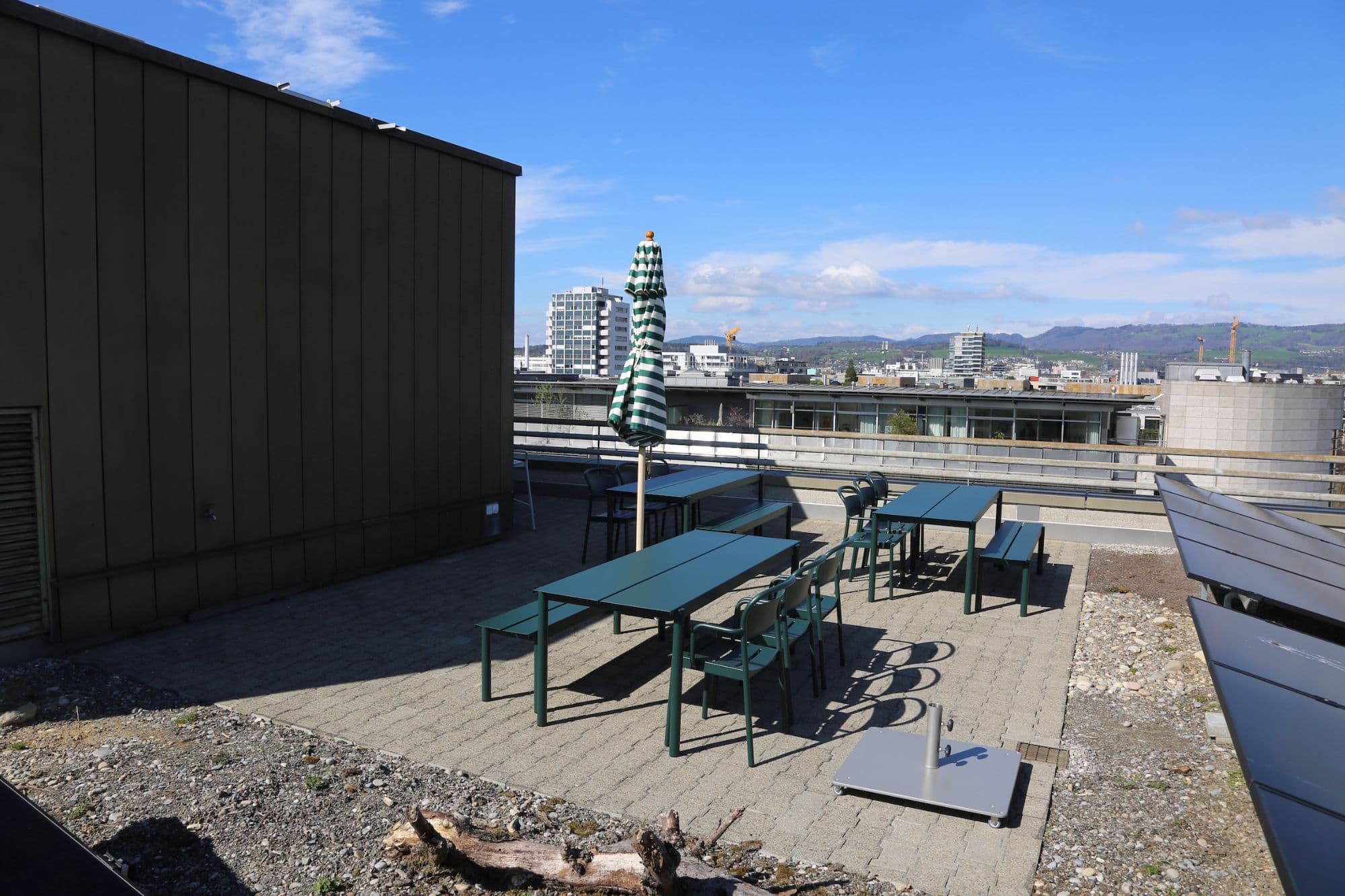 Dachterrasse Blick Nord