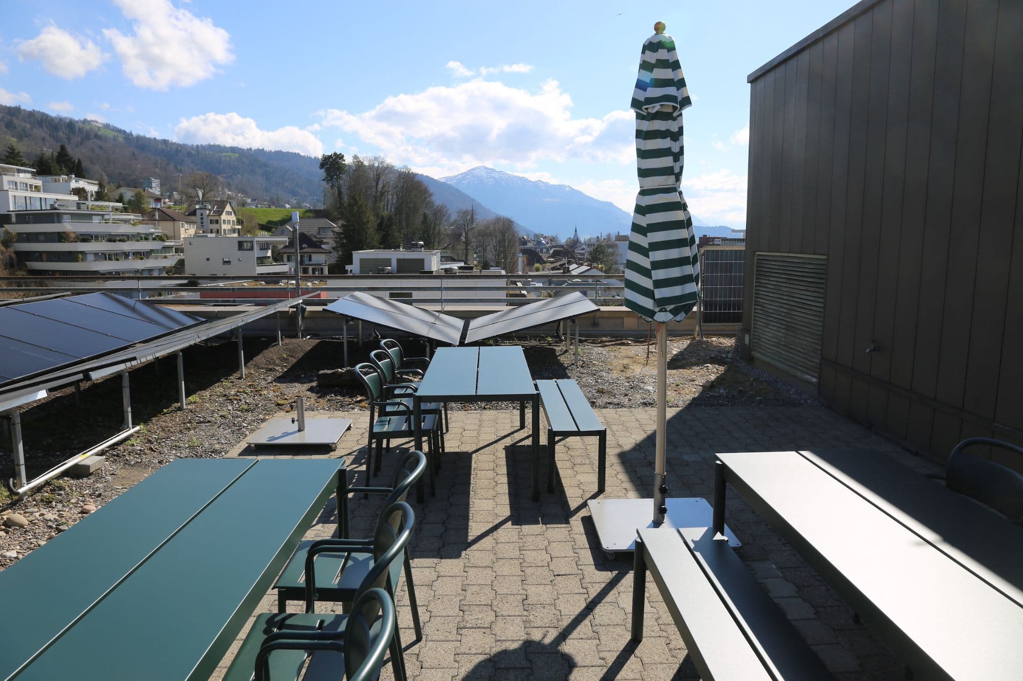 Dachterrasse Blick Süd